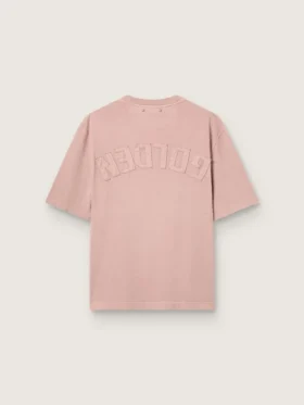 Camiseta rosa empolvado con logotipo invertido en la espalda – Jersey Capsule