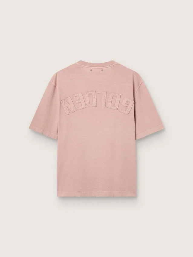 Camiseta rosa empolvado con logotipo invertido en la espalda - Jersey Capsule