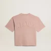 Camiseta rosa empolvado con logotipo invertido en la espalda - Jersey Capsule