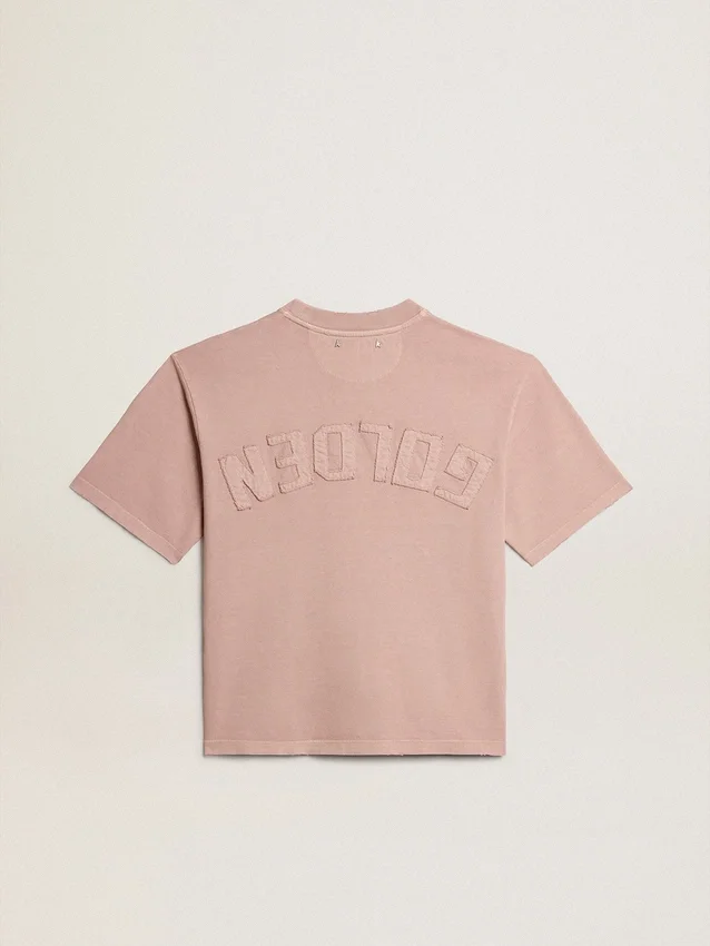 Camiseta rosa empolvado con logotipo invertido en la espalda - Jersey Capsule