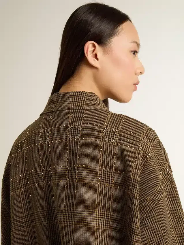 Chaqueta bomber de lana para mujer
