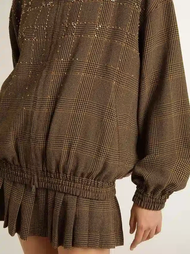 Chaqueta bomber de lana para mujer