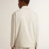 Chaqueta Coach de mezcla de lana en color caqui para hombre