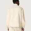 Chaqueta de trabajo para hombre en denim color arena claro