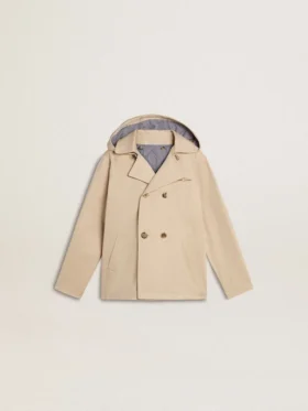 Chaqueta tipo trench para niños con chaleco interior extraíble