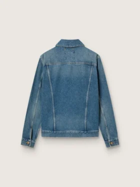 Chaqueta vaquera para hombre con lavado medio
