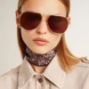 Cinta de sarga de seda negra con estampado de paisley