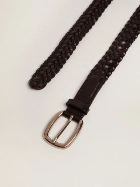 Cinturón de mujer de piel negra