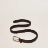 Cinturón de mujer de piel negra