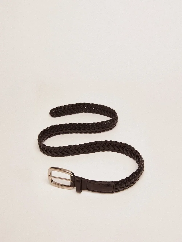 Cinturón de mujer de piel negra
