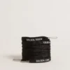Cordones de algodón negros