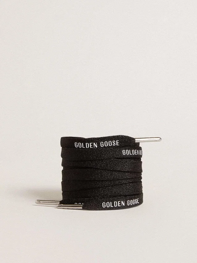 Cordones de algodón negros