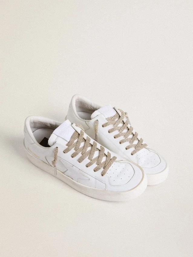 Cordones de lurex dorado