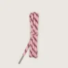 Cordones de senderismo en rosa y burdeos