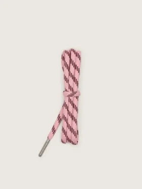 Cordones de senderismo en rosa y burdeos