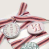 Cordones multicolores «Pieles» con alfileres