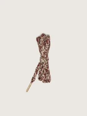 Cordones trenzados multicolores con lurex