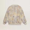 Cárdigan de mujer con estampado floral y bordados