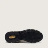 Dad-Star para hombre en ante y malla con estrella de piel blanca y lengüeta del talón de piel beige