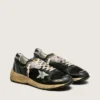 Dad-Star para hombre en malla negra y plateada y napa con estrella gris hielo
