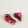 Francy Junior con lentejuelas, estrella de ante gris hielo y cordones con estampado animal