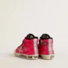 Francy Junior con lentejuelas, estrella de ante gris hielo y cordones con estampado animal