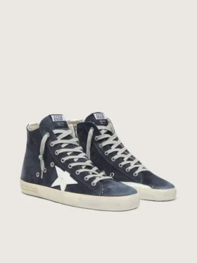 Francy para hombre en piel con estrella de piel y lengüeta en el talón