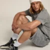 Francy para hombre en piel con estrella de piel y lengüeta en el talón