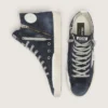 Francy para hombre en piel con estrella de piel y lengüeta en el talón