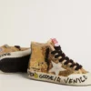 Francy Penstar Junior con lentejuelas doradas y estrella de ante gris hielo
