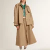 Gabardina oversize para mujer con cristales