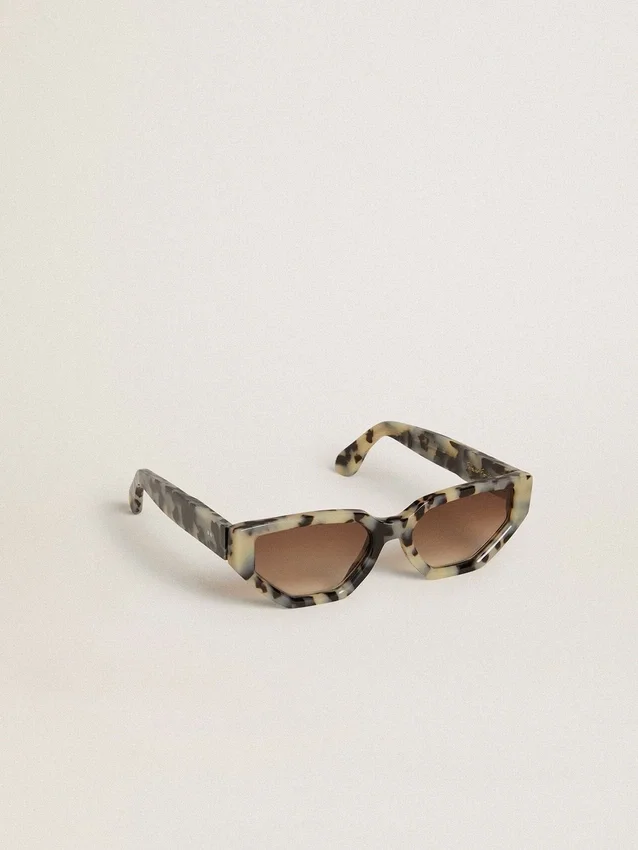 Gafas de sol cuadradas Jackie con diseño de carey