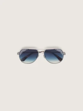 Gafas de sol de piloto Carter con lentes azules y cristales