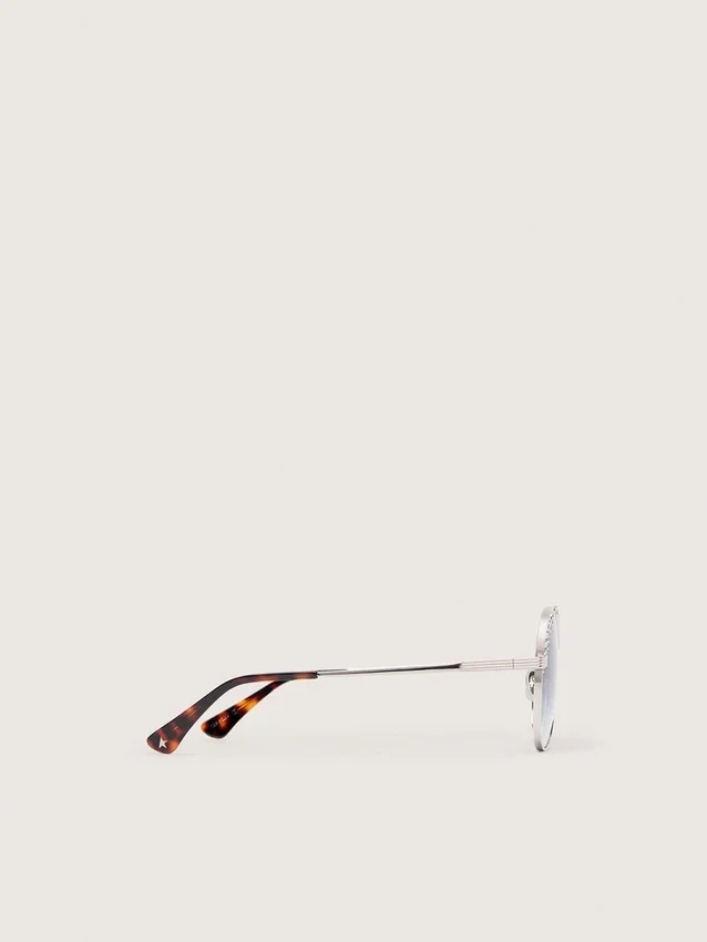 Gafas de sol de piloto Carter con lentes azules y cristales