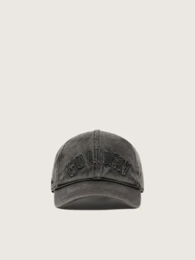 Gorra de béisbol antracita con parche «Golden» tono sobre tono