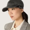 Gorra de béisbol antracita con parche «Golden» tono sobre tono