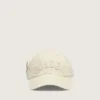 Gorra de béisbol color crema con parche «dorado» tono sobre tono y pin de estrella verde