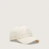 Gorra de béisbol Journey de sarga de algodón blanca con parche y bordado «golden goose»