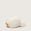 Gorra de béisbol Journey de sarga de algodón blanca con parche y bordado «golden goose»