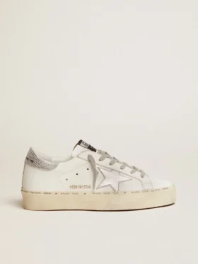 Hi Star para mujer con estrella y tacón plateado metalizado