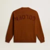 Jersey de cuello redondo para hombre con logotipo en la espalda