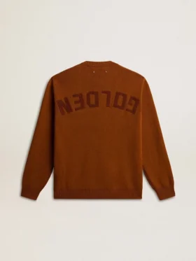Jersey de cuello redondo para hombre con logotipo en la espalda