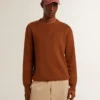 Jersey de cuello redondo para hombre con logotipo en la espalda