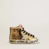 Las «Young Francy Penstar» con lentejuelas doradas y una estrella de ante gris hielo