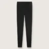 Leggings deportivos negros de cintura alta para mujer