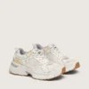 Lightstar para mujer en piel blanca y malla con estrella en blanco desgastado