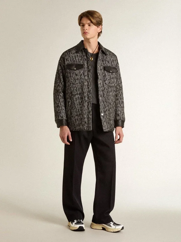 Lightstar para hombre en piel blanca y malla negra con estrella de TPU negra