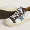 LTD Super-Star para mujer con estrella de ante azul claro y lengüeta del talón de lona azul claro