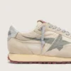 Marathon para hombre con parte superior de nailon beige y estrella gris