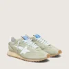 Marathon para hombre en nailon verde salvia con estrella blanca
